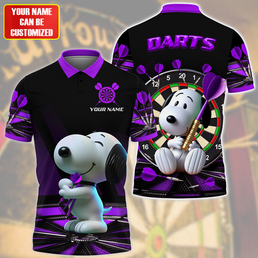 Personalized Name Purple Snp Darts Q2 All Over Printed Unisex Shirt Q120606