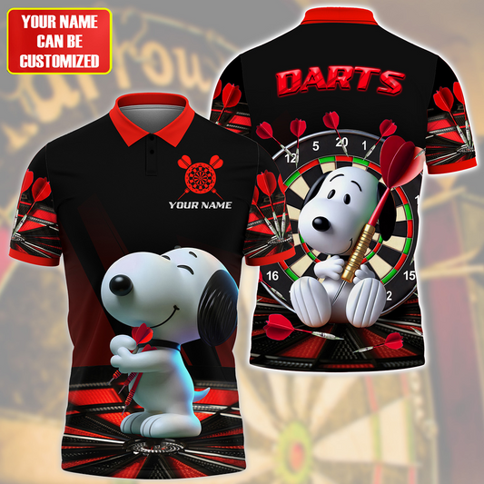 Personalized Name Red Snp Darts Q2 All Over Printed Unisex Shirt Q120606