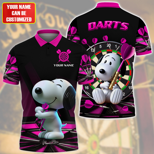 Personalized Name Pink Snp Darts Q2 All Over Printed Unisex Shirt Q120606