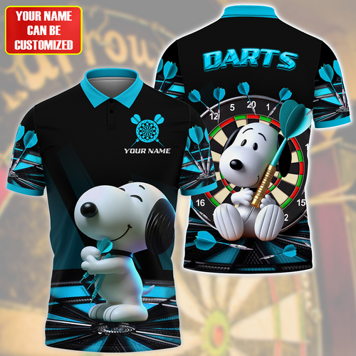 Personalized Name Teal Snp Darts Q2 All Over Printed Unisex Shirt Q120606