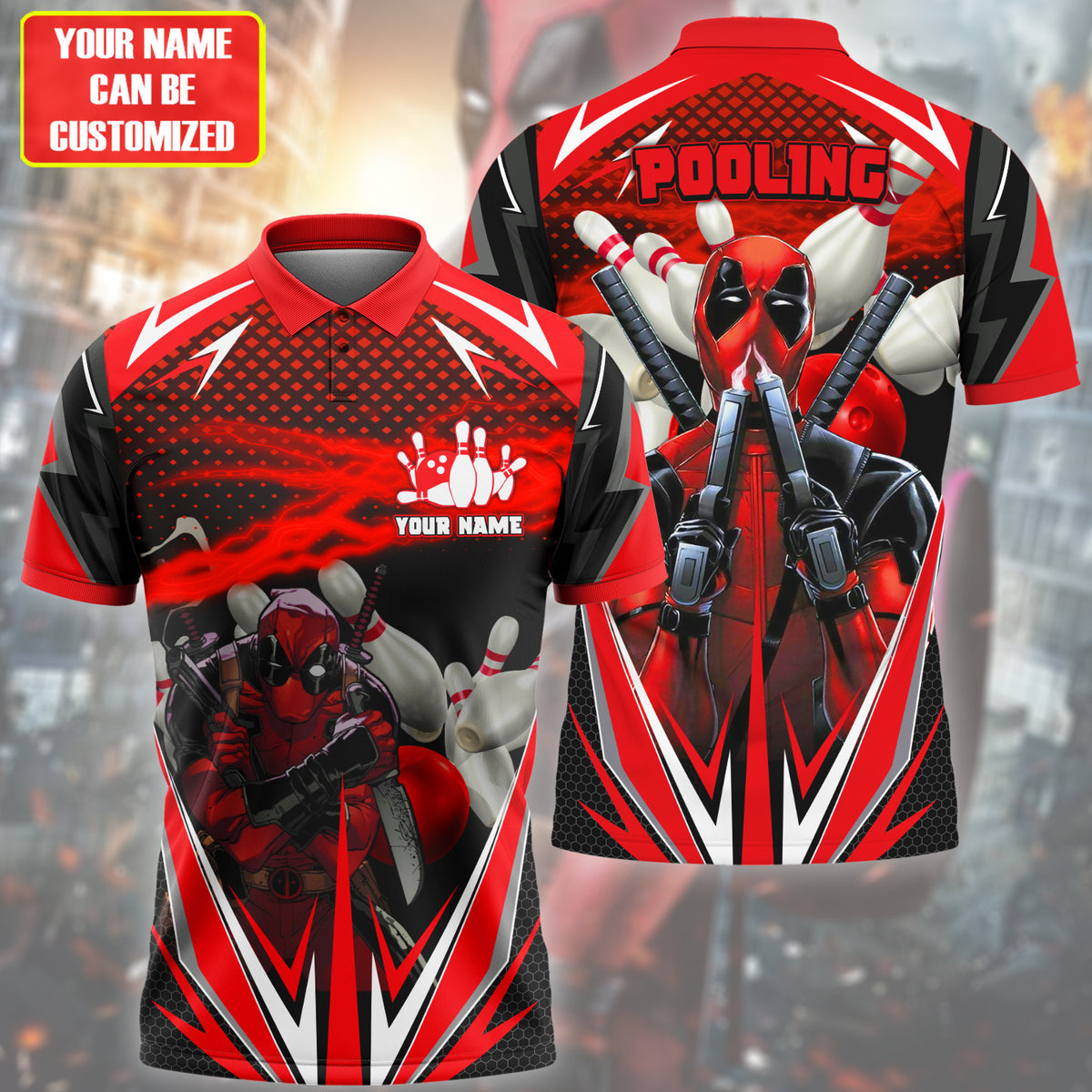 Personalized Pooling All Over Printed Unisex Shirt Q120607