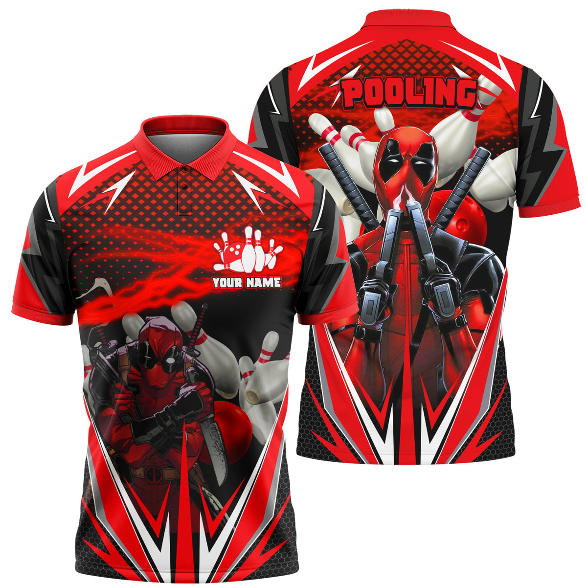 Personalized Pooling All Over Printed Unisex Shirt Q120607