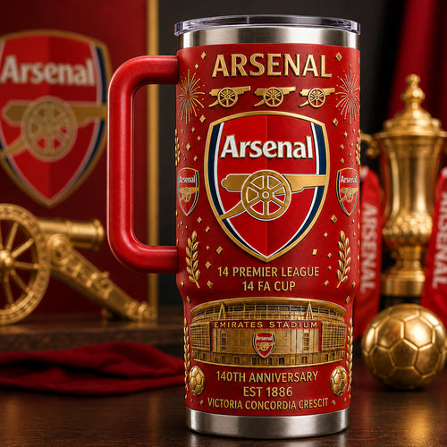 Arsenal Champions Insulated Tumbler 30oz 40oz