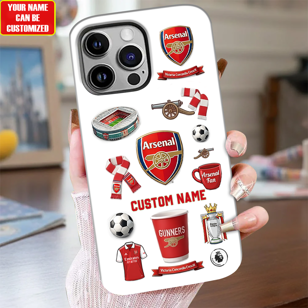 Ars Victoria - Personalized Arsenal Full Print Phone Case