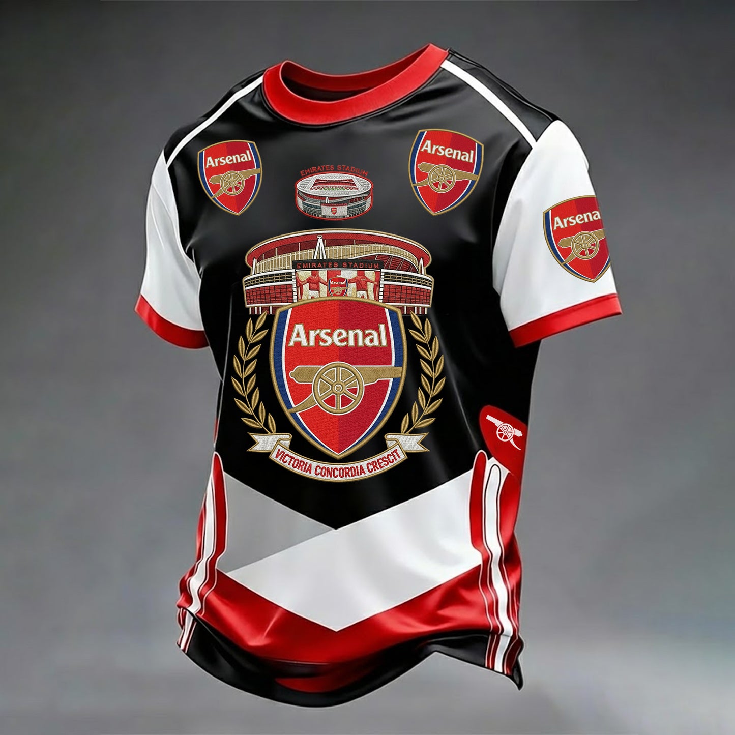 Personalized Arsenal FC Stadium 3D Full Printing Set ,Shirt , Hoodie , Short , Polo ,hawaii