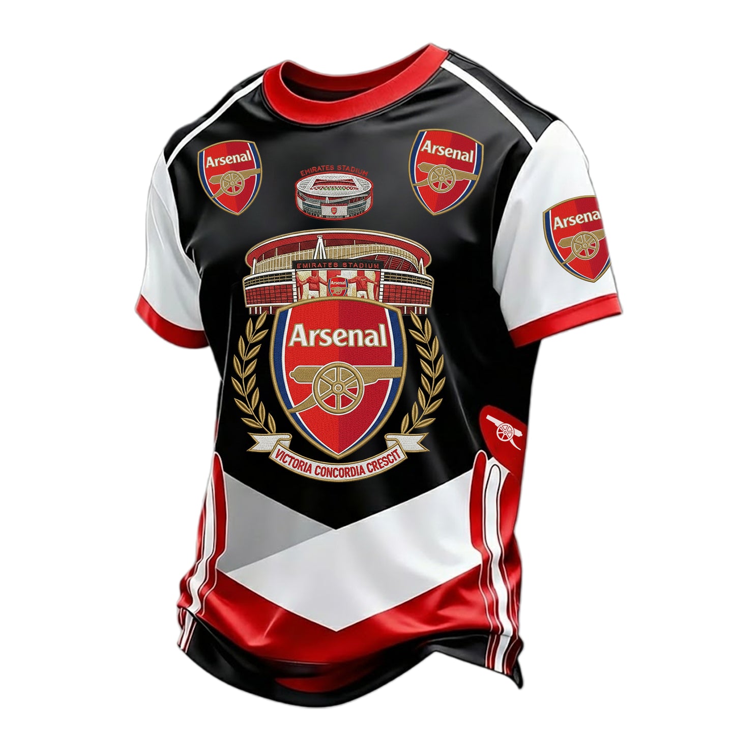 Personalized Arsenal FC Stadium 3D Full Printing Set ,Shirt , Hoodie , Short , Polo ,hawaii