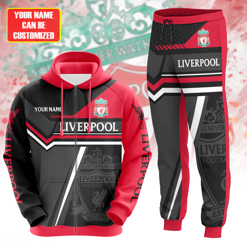 Personalized LVP FC 1892 Sport All over Printed Hoodie and Sweatpants set