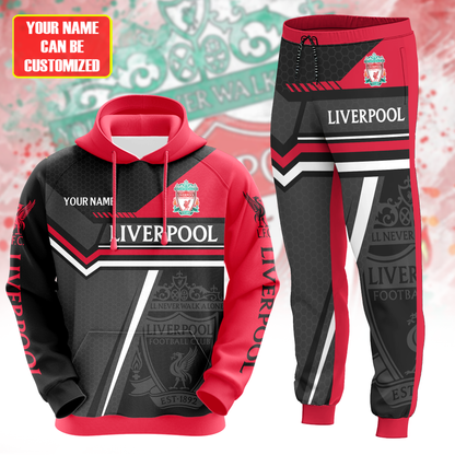 Personalized LVP FC 1892 Sport All over Printed Hoodie and Sweatpants set
