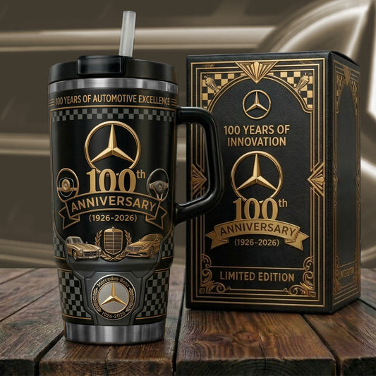 Merc 100th Anniversary Insulated Tumbler 30oz 40oz (1926-2026)