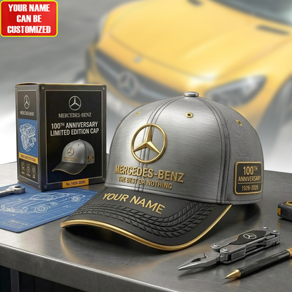 Merc Luxury Metal 100th Anniversary Classic Cap (1926-2026)