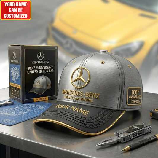Merc Luxury Metal 100th Anniversary Classic Cap (1926-2026)