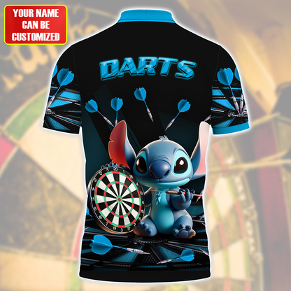 Personalized Name St Darts Q3 Teal Version All Over Printed Unisex Shirt Q130503