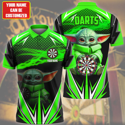Personalized Name Yd Darts Q5 Green Version All Over Printed Unisex Shirt Q130505