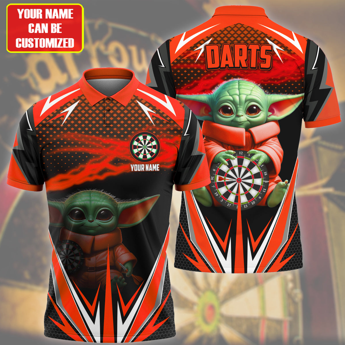 Personalized Name Yd Darts Q5 Red Version All Over Printed Unisex Shirt Q130505