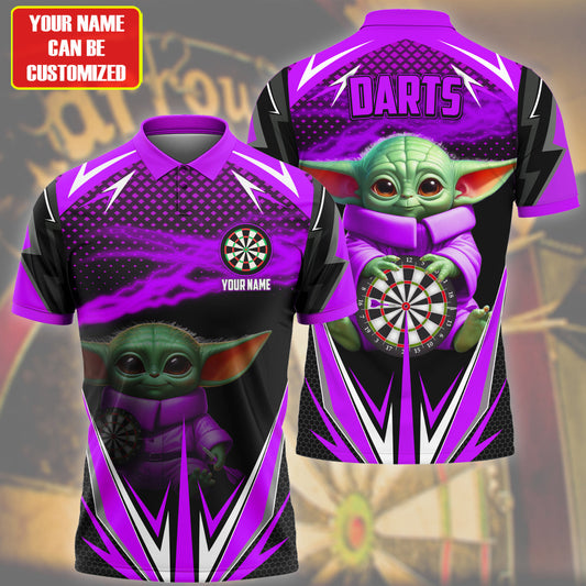 Personalized Name Yd Darts Q5 Purple Version All Over Printed Unisex Shirt Q130505