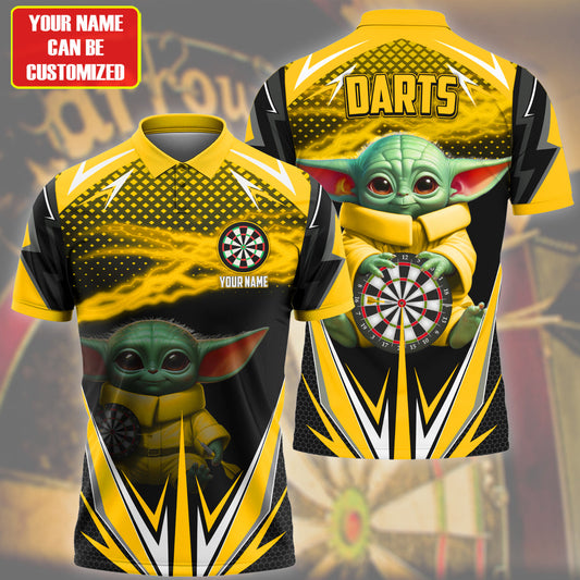 Personalized Name Yd Darts Q5 Yellow Version All Over Printed Unisex Shirt Q130505