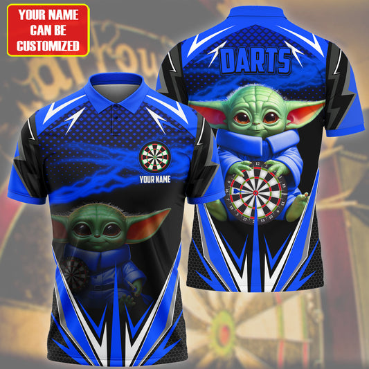 Personalized Name Yd Darts Q5 Blue Version All Over Printed Unisex Shirt Q130505