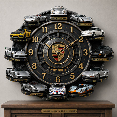 Pors History Home Decorative 3D Visual Effect Acrylic Wall Clock
