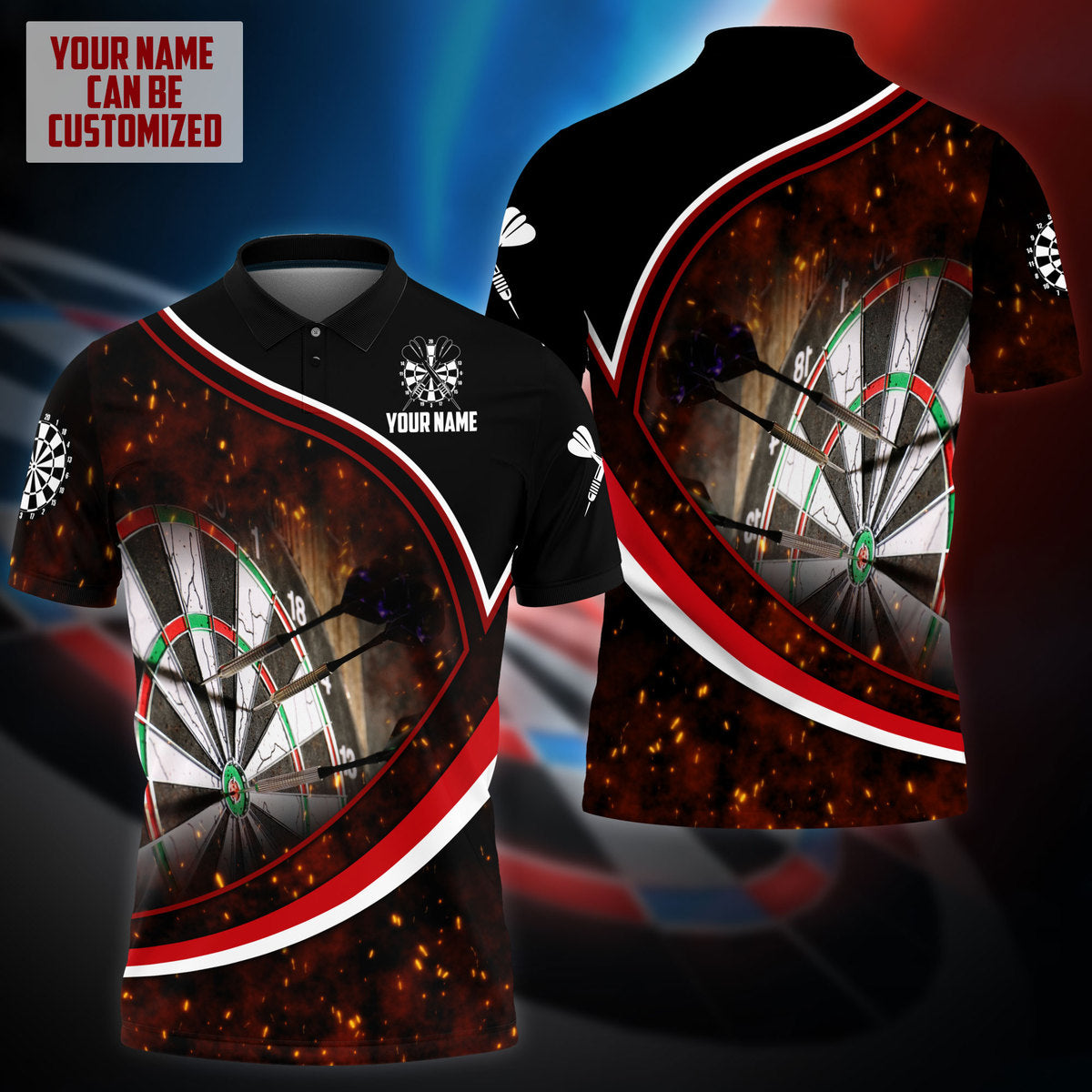 Personalized Name Darts Q8 All Over Printed Unisex Shirt Q130905