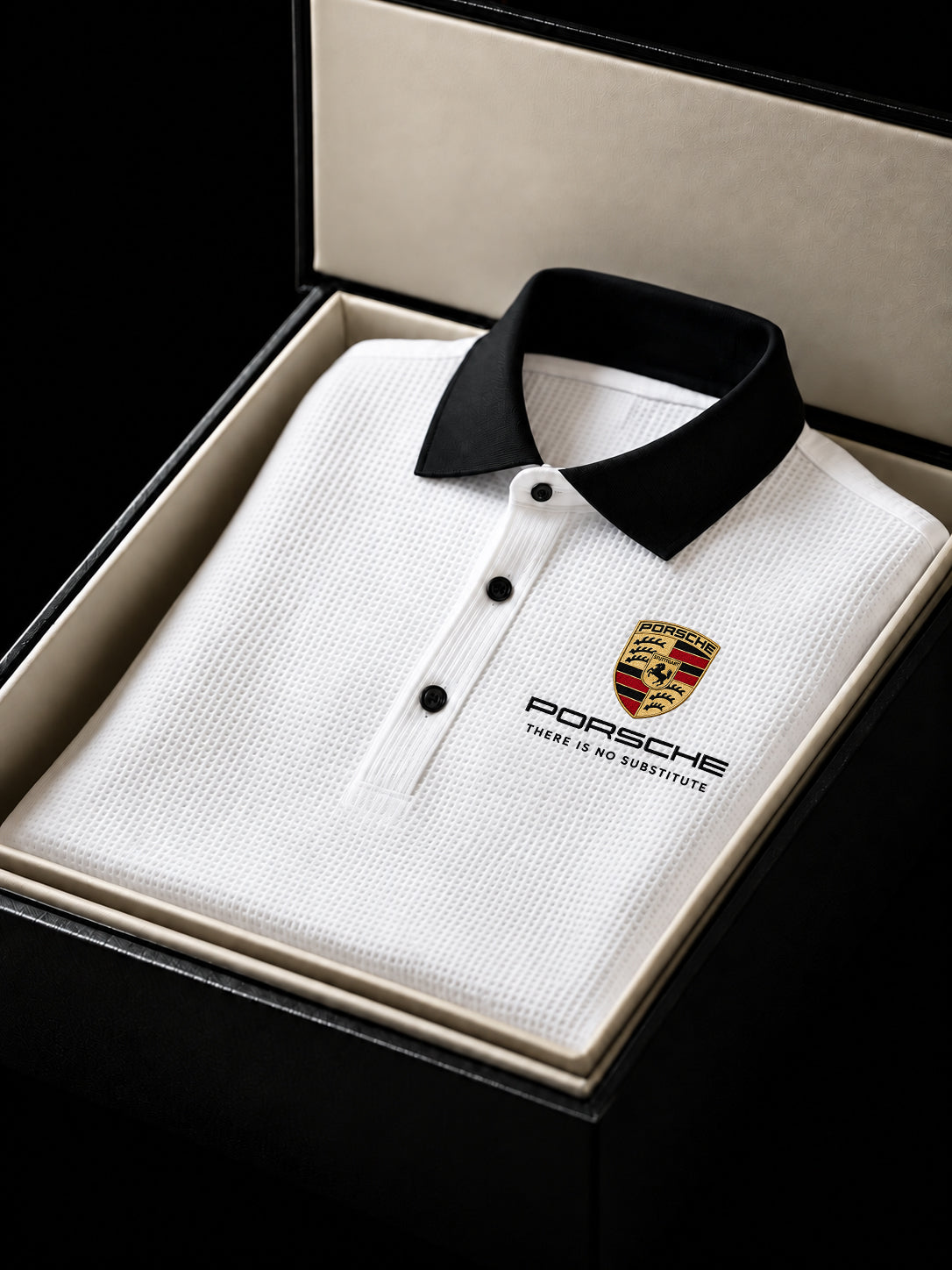 Personalized Pors Waffle Knit 2026 Polo Shirt