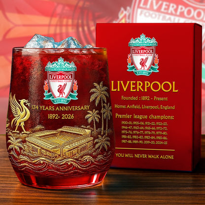 Personalized LVP 134 Years Anniversary Whisky , LVP Whiskey Glass V5