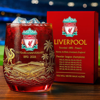 Personalized LVP 134 Years Anniversary Whisky , LVP Whiskey Glass V5