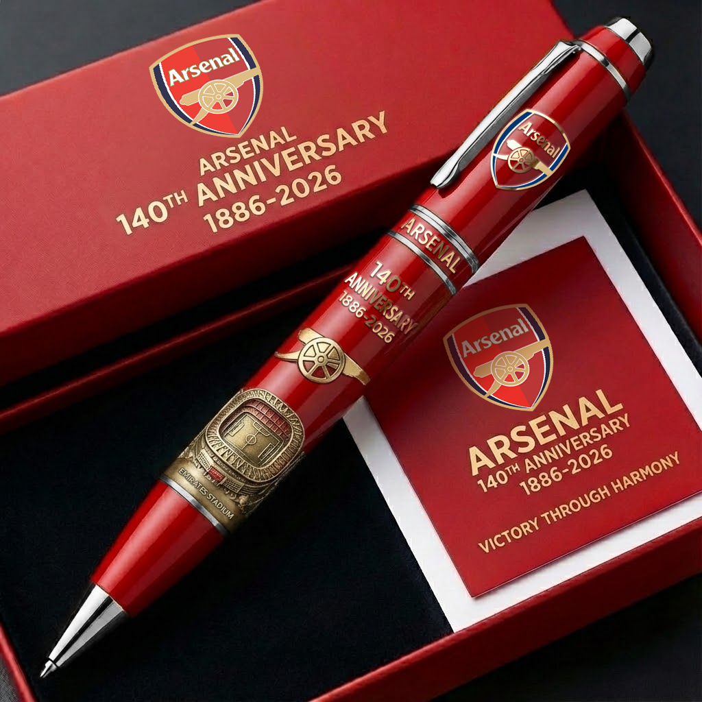 Arsenal FC 140th Anniversary Edition Ballpoint Pen V2 (1886- 2026)