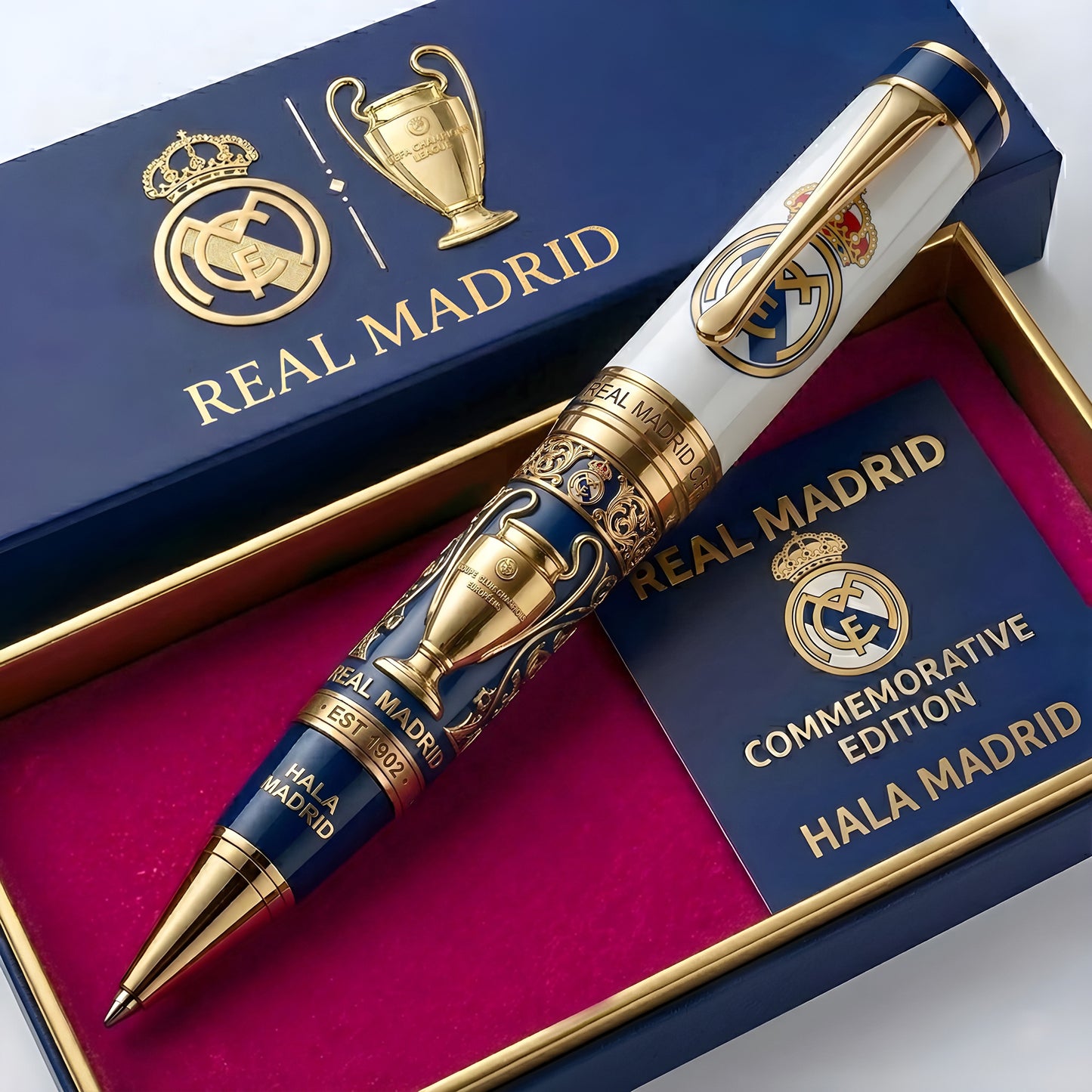 Real CF Champions League Edition Ballpoint Pen Est 1902