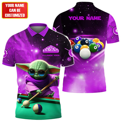 Personalized Name Purple Yd Billiards All Over Printed Unisex Shirt Q140501