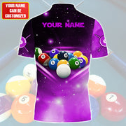 Personalized Name Purple Yd Billiards All Over Printed Unisex Shirt Q140501
