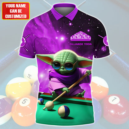 Personalized Name Purple Yd Billiards All Over Printed Unisex Shirt Q140501