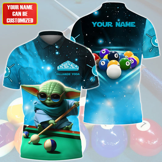 Personalized Name Teal Yd Billiards All Over Printed Unisex Shirt Q140501