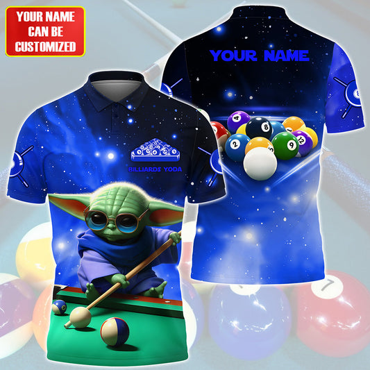 Personalized Name Blue Yd Billiards All Over Printed Unisex Shirt Q140501