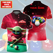 Personalized Name Red Yd Billiards All Over Printed Unisex Shirt Q140501