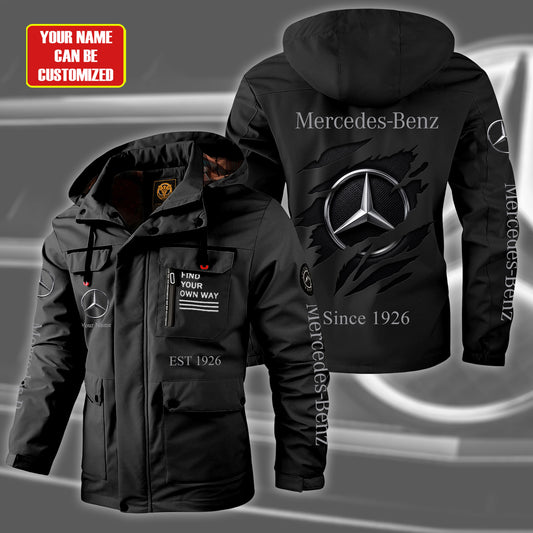 Personalized Merc Since 1926 Windbreaker Hooded Jacket