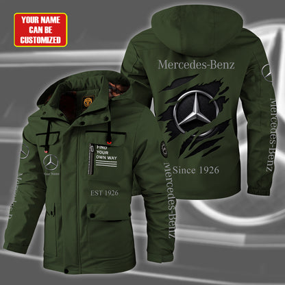 Personalized Merc Since 1926 Windbreaker Hooded Jacket
