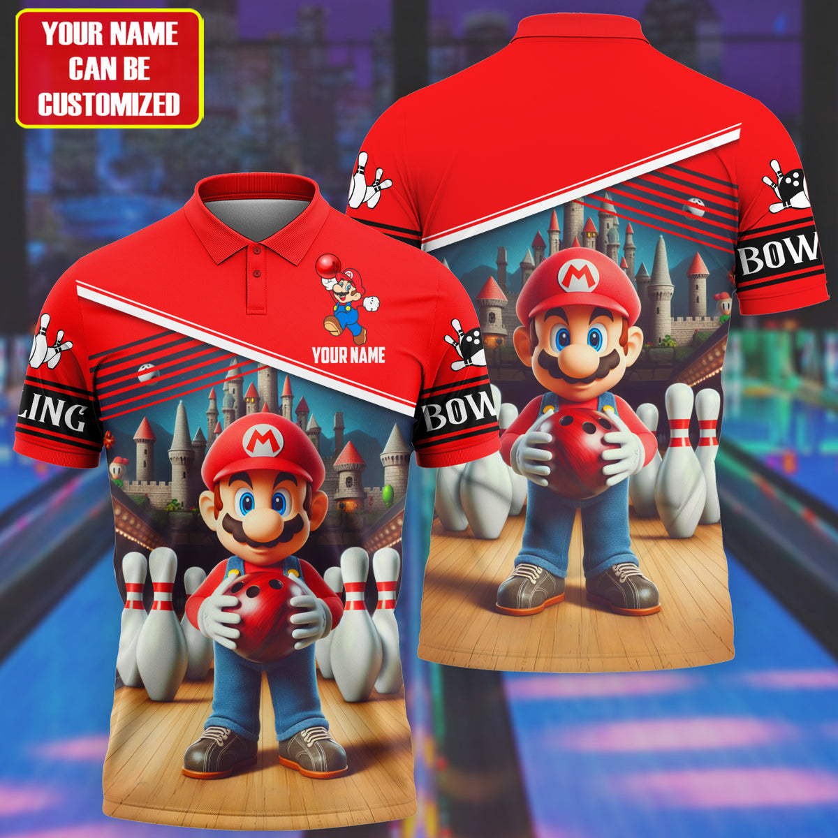 Personalized Name Mar Bowling All Over Printed Unisex Shirt Q140504