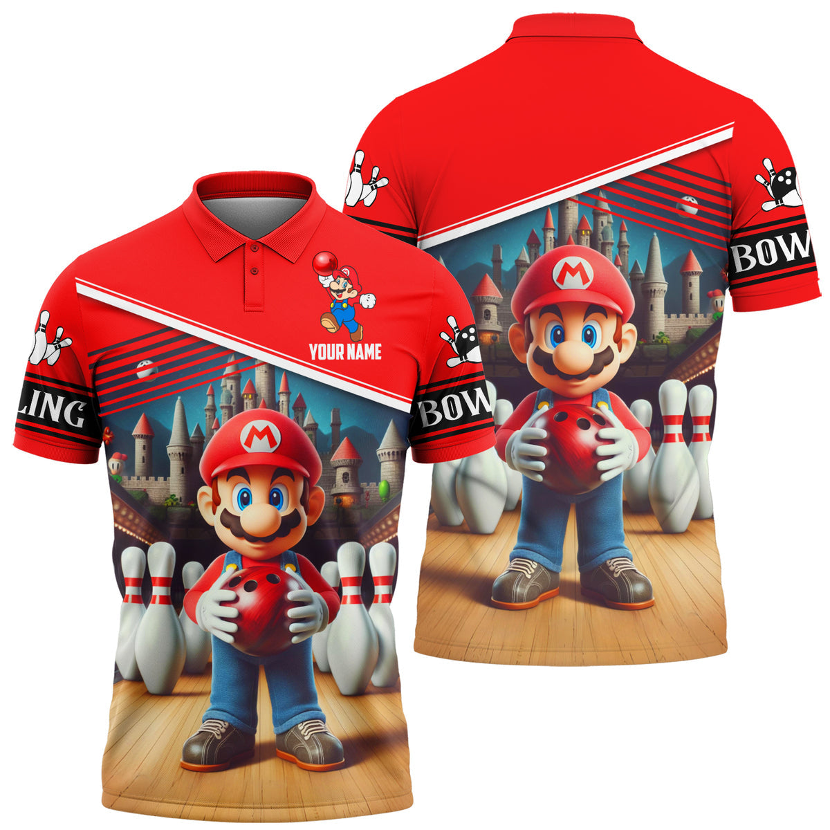 Personalized Name Mar Bowling All Over Printed Unisex Shirt Q140504