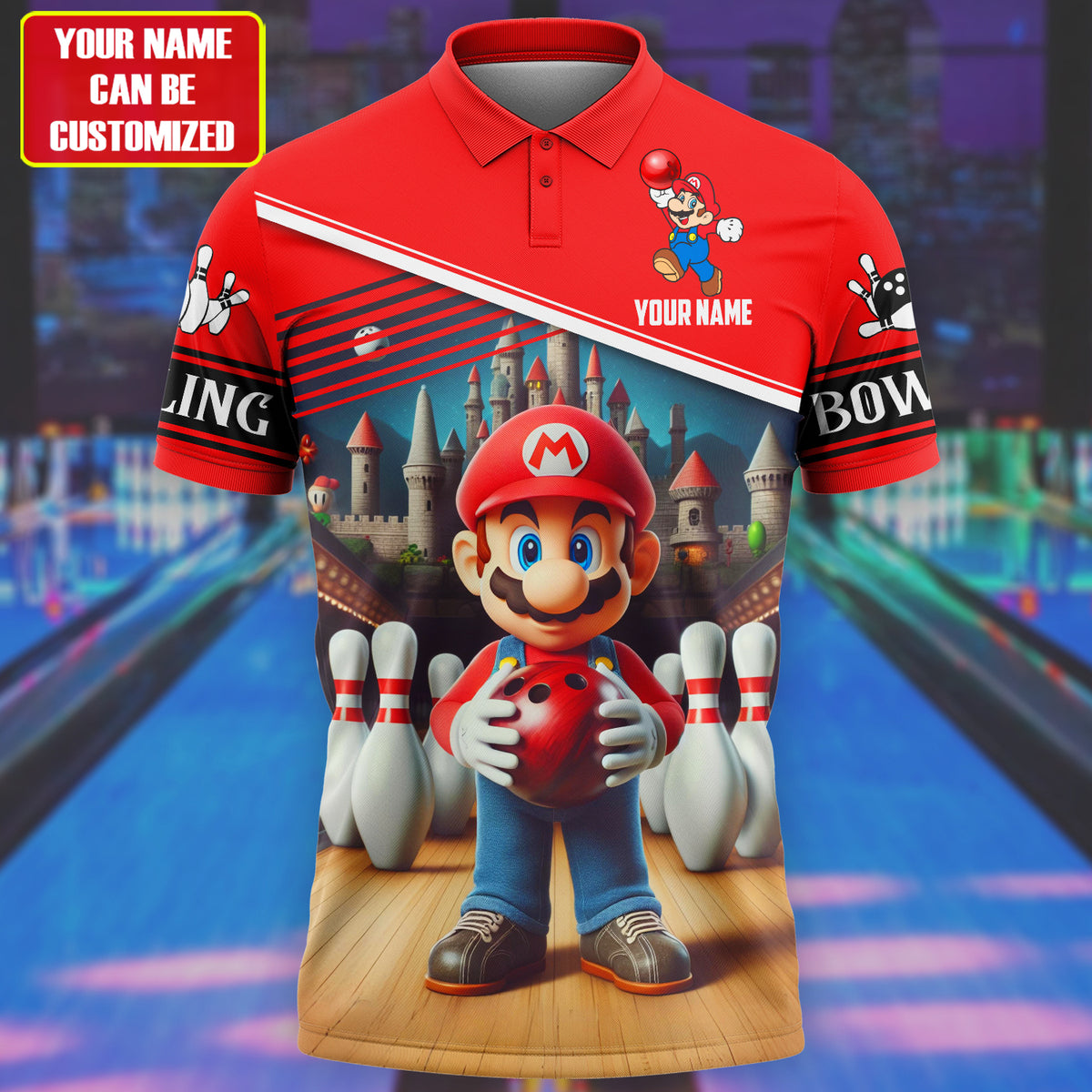 Personalized Name Mar Bowling All Over Printed Unisex Shirt Q140504