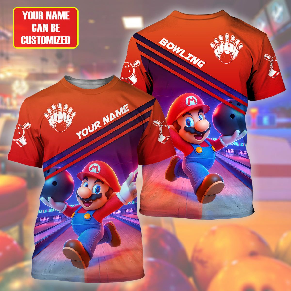 Personalized Name Mar Bowling Q2 All Over Printed Unisex Shirt Q140505