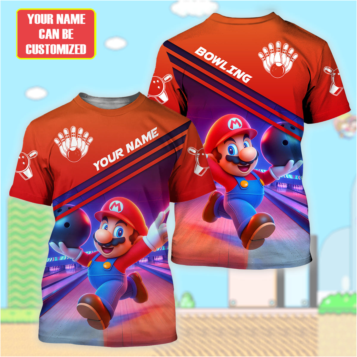 Personalized Name Mar Bowling Q2 All Over Printed Unisex Shirt Q140505