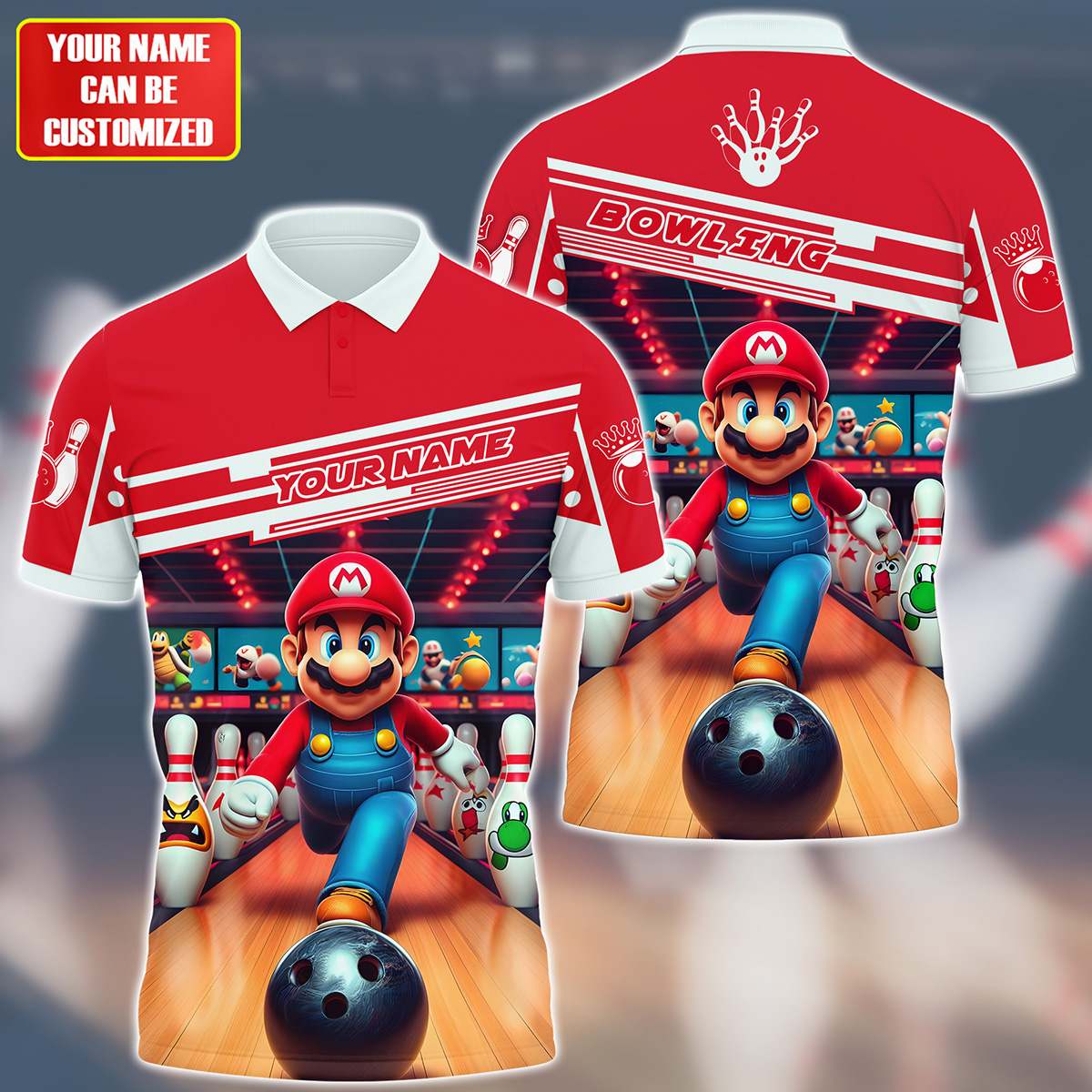 Personalized Name Mar Bowling Q3 All Over Printed Unisex Shirt Q140506