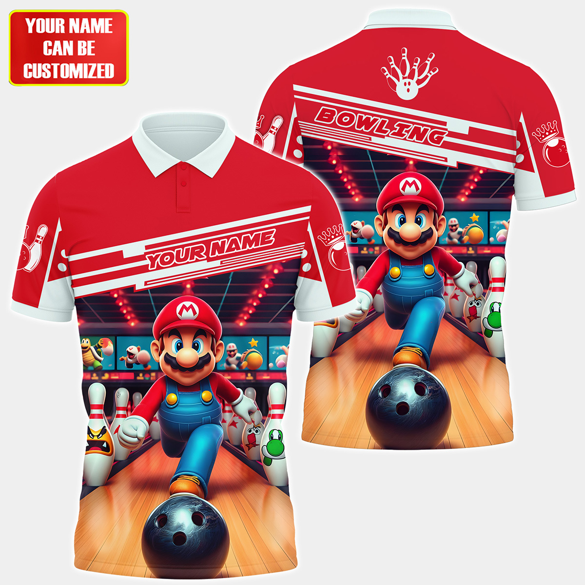 Personalized Name Mar Bowling Q3 All Over Printed Unisex Shirt Q140506