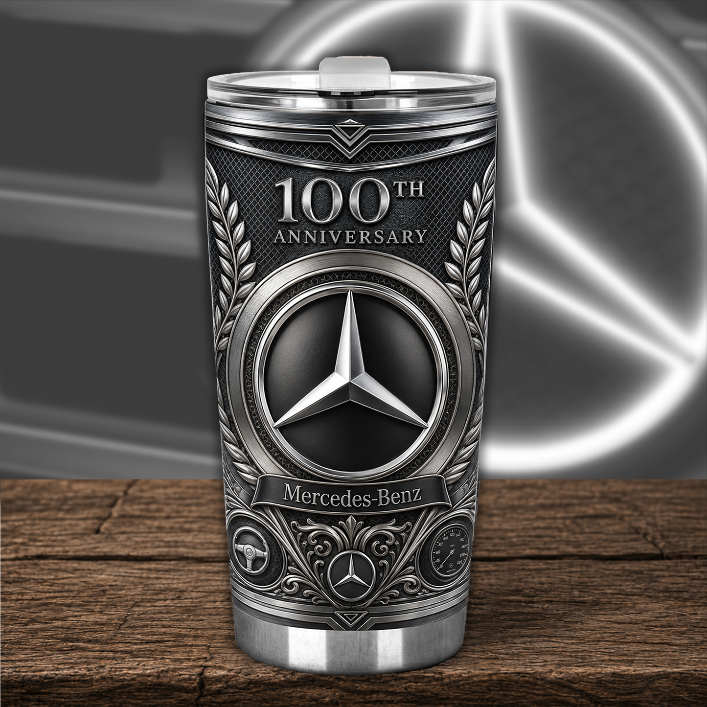 Merc 100th Anniversary Luxury Stainless Tumbler