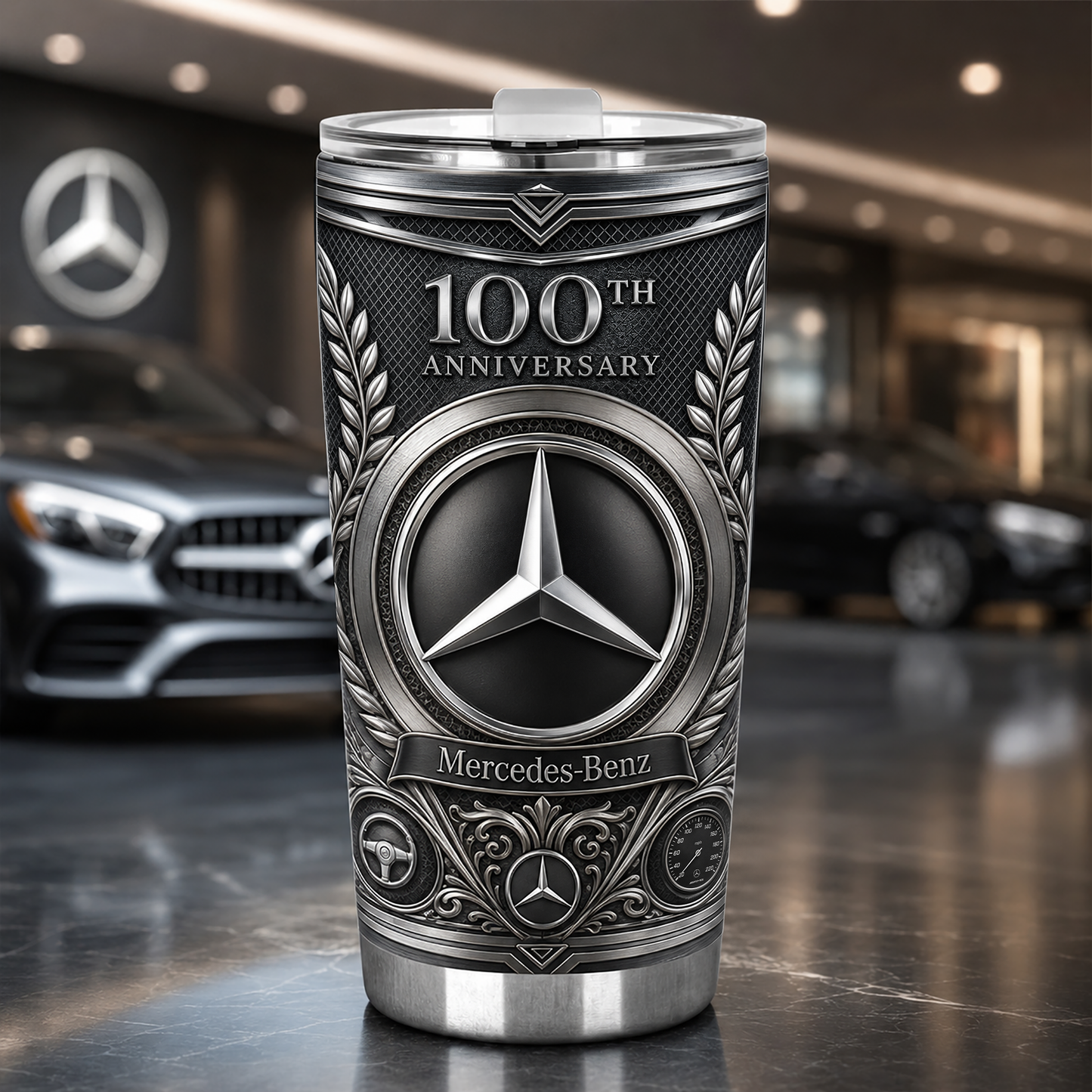 Merc 100th Anniversary Luxury Stainless Tumbler