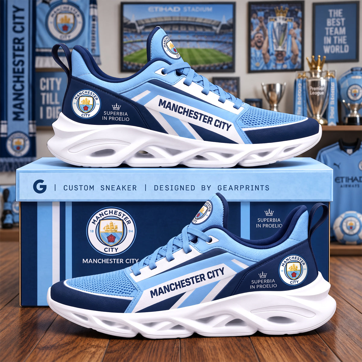 Man City 2026 Sport Chunky Custom Sneaker