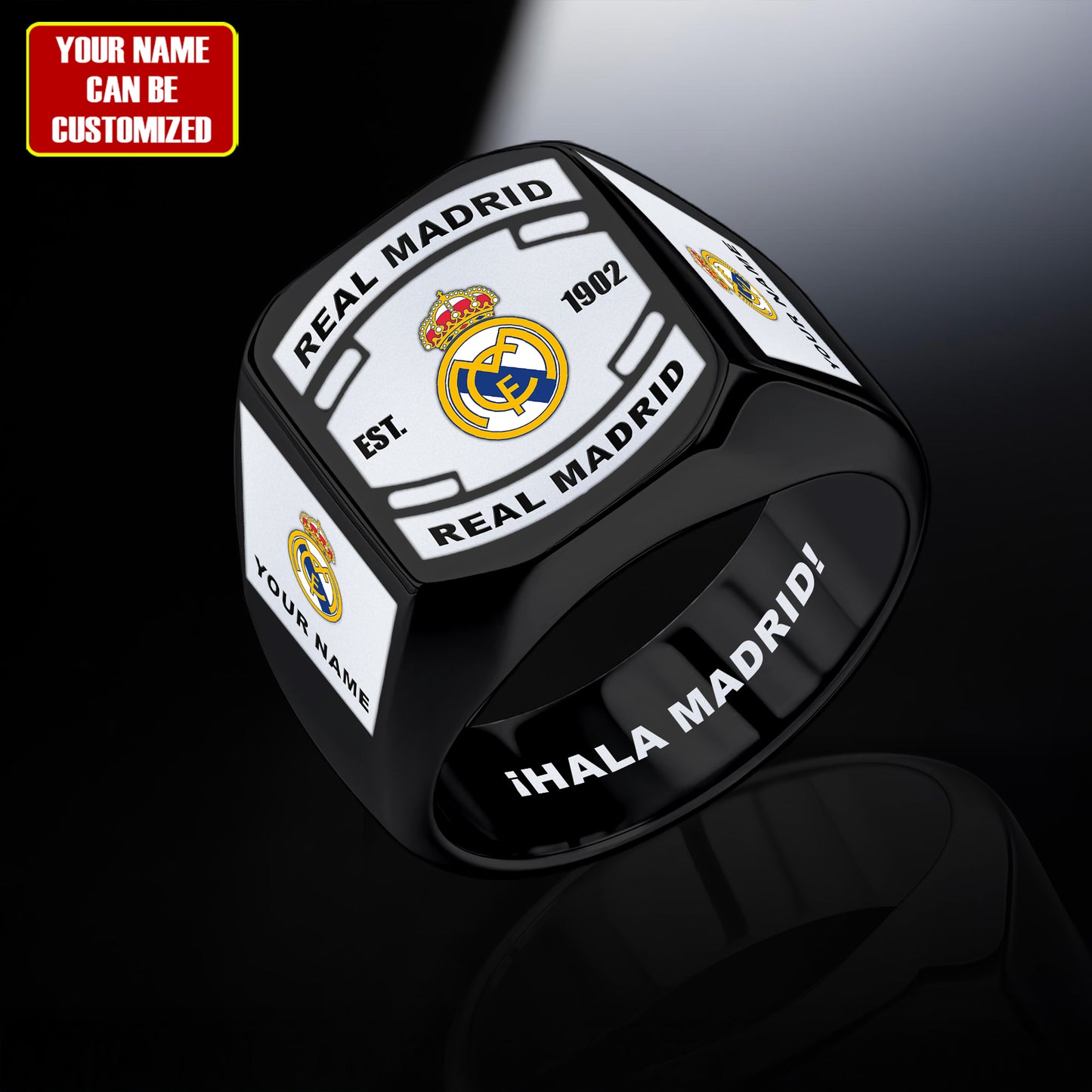Real FC Custom Name Classic Design Ring
