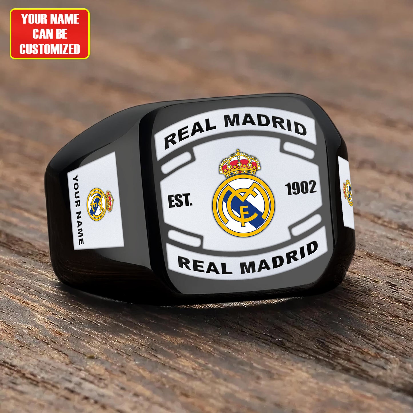 Real FC Custom Name Classic Design Ring