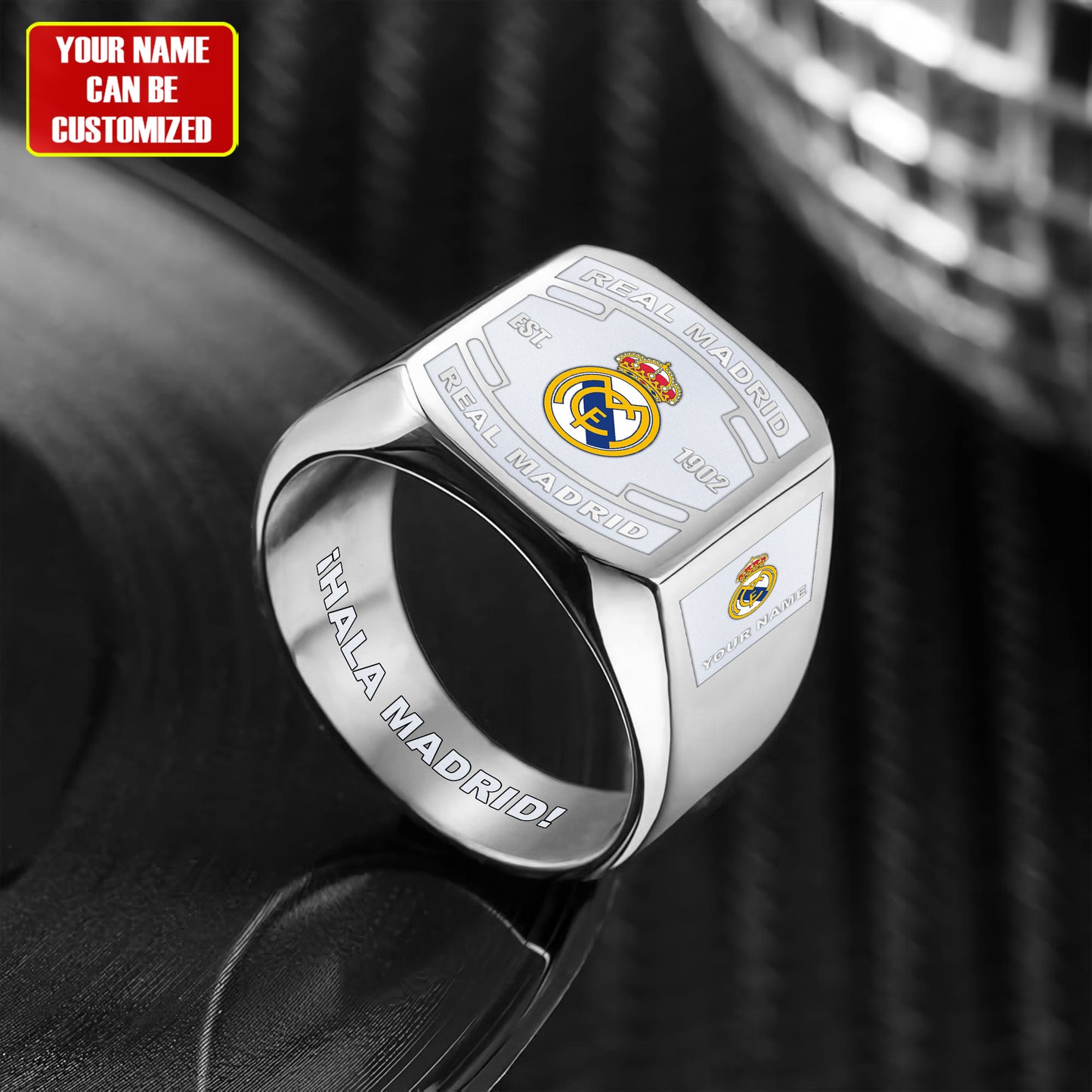 Real FC Custom Name Classic Design Ring