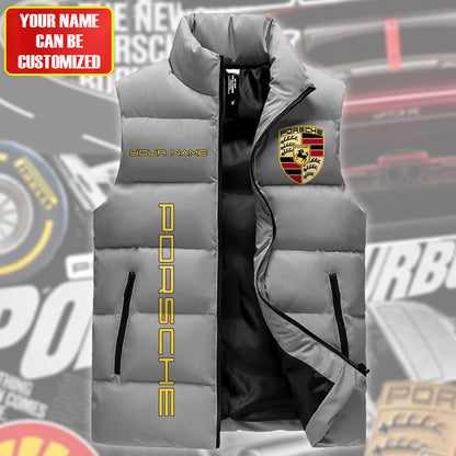 Personalized Pors Sleeveless Windproof Puffer Jacket